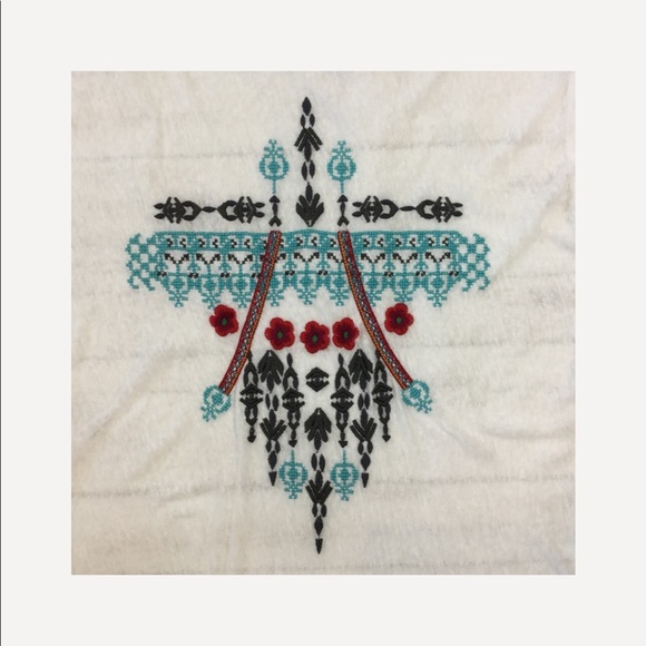 Johnny Was Top long linen boho embroidered tunic - Picture 6 of 8